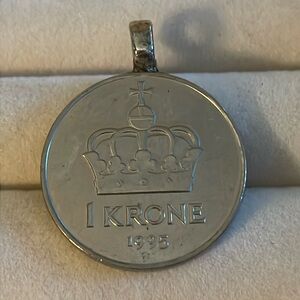 Danish coin pendant